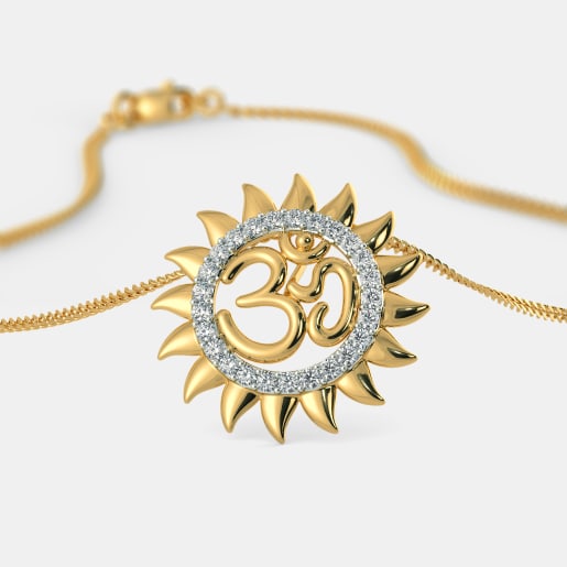 om gold pendant price rupees