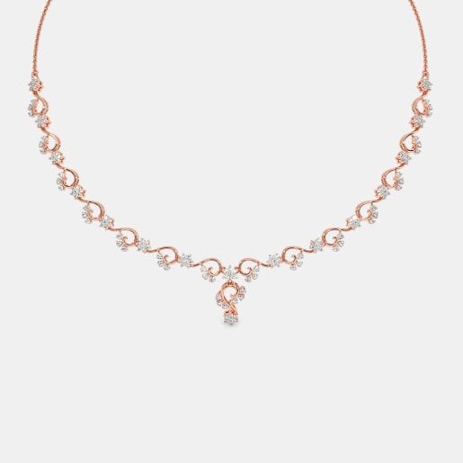 Buy 50+ Rose Gold Necklaces Online 
