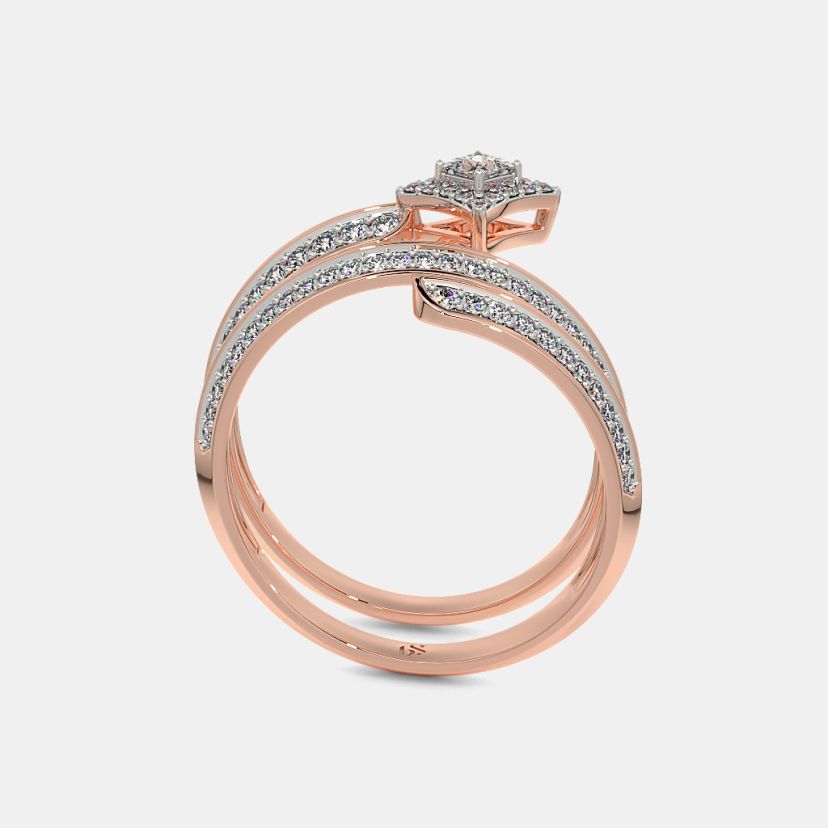 The Elyse Spiral Ring - image 8
