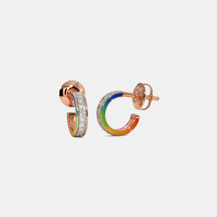 The Cedra Huggie Earrings - image 1