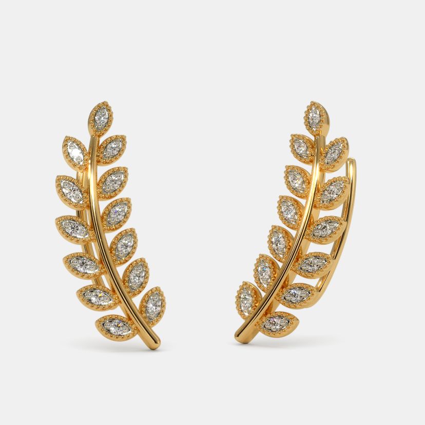 Shop Latest Daily Wear Gold Earrings Designs in Dubai
