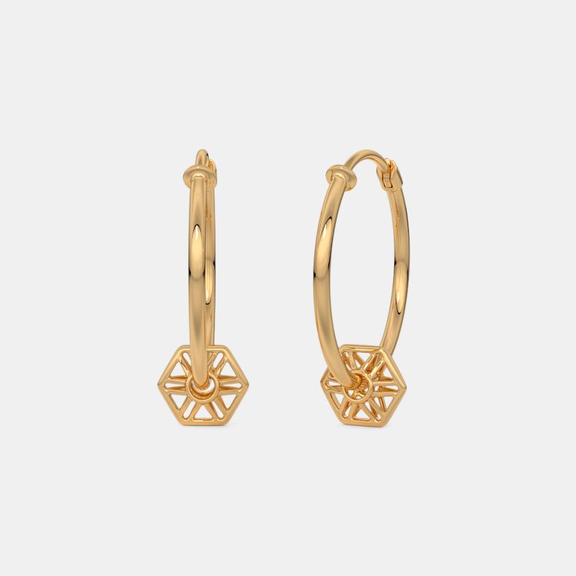 The Peppy Gold Hoop Earrings - image 1