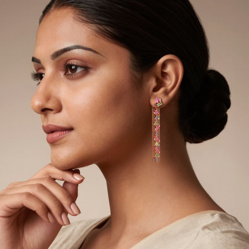 The Kaleidoscopic Dangler Earrings - image 3