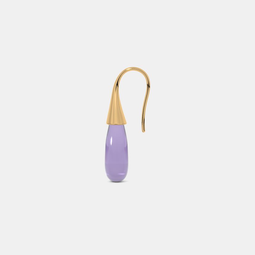 The Zafielle Amethyst Hook Earrings - image 5