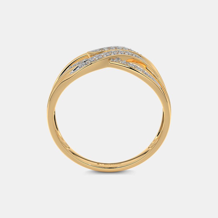 The Leah Ring - Side View 1