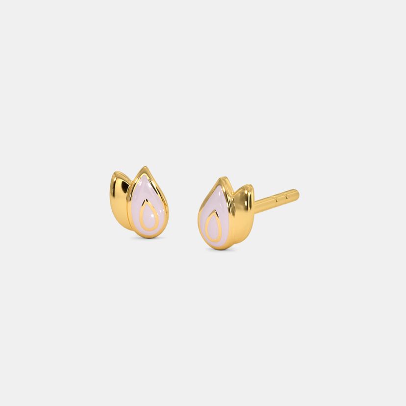 The Tyra Multi Pierced Stud Earrings - image 1