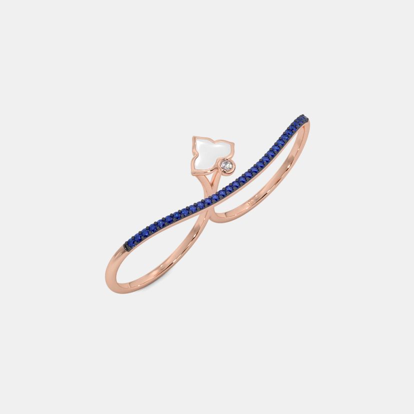 The Avenue Two Finger Ring - image 1
