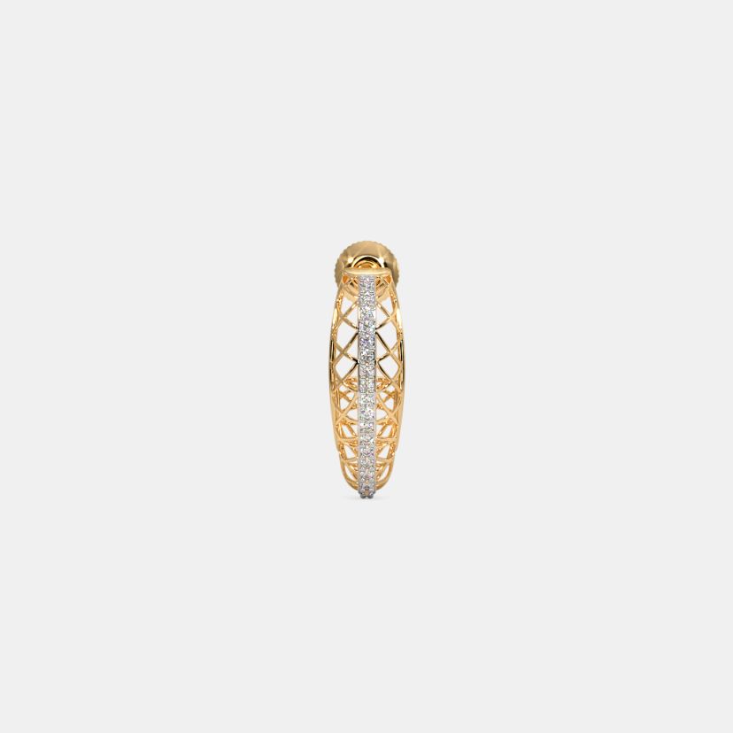The Lineal J Hoop Earrings - image 4