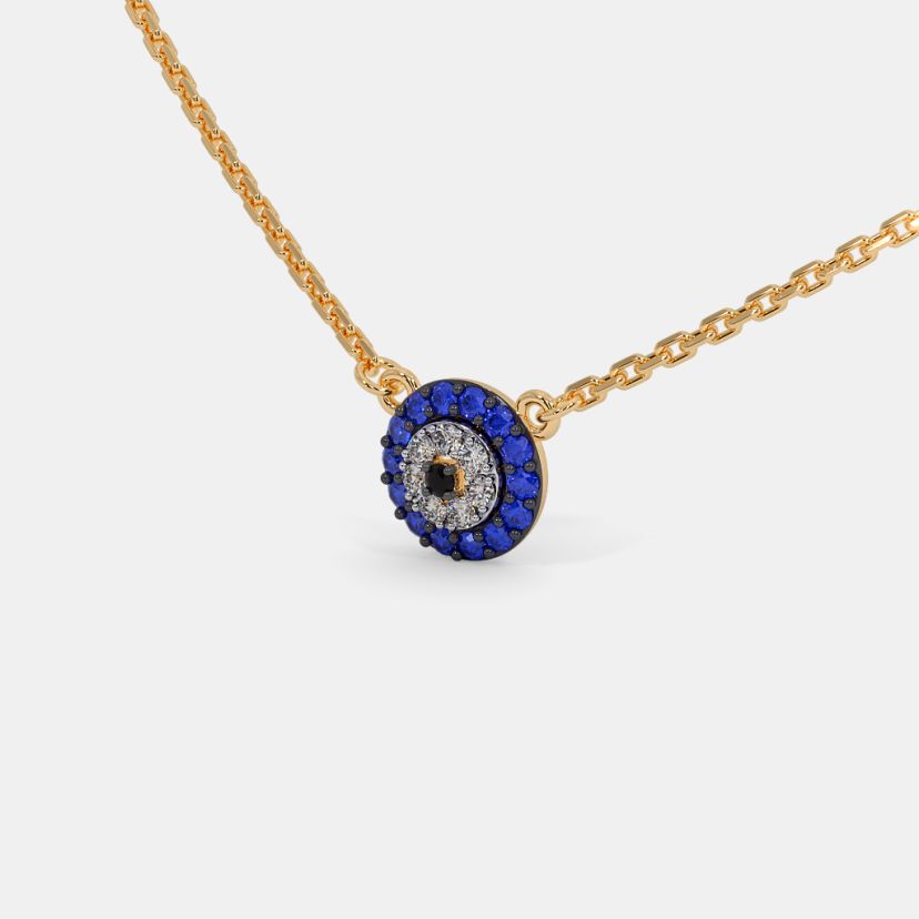 The Ailia Evil Eye Layered Necklace - image 1