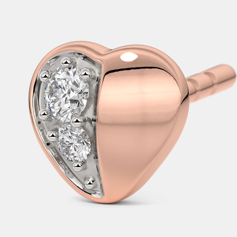 The Laene Heart Kids Stud Earrings - image 3