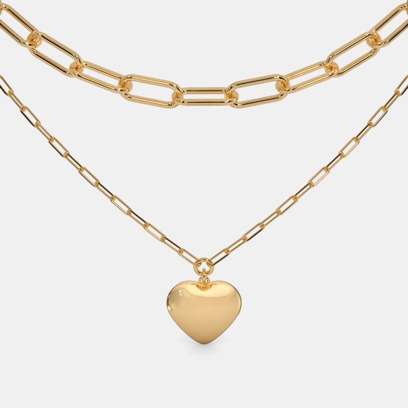 The Lennan Heart Layered Necklace - image 5