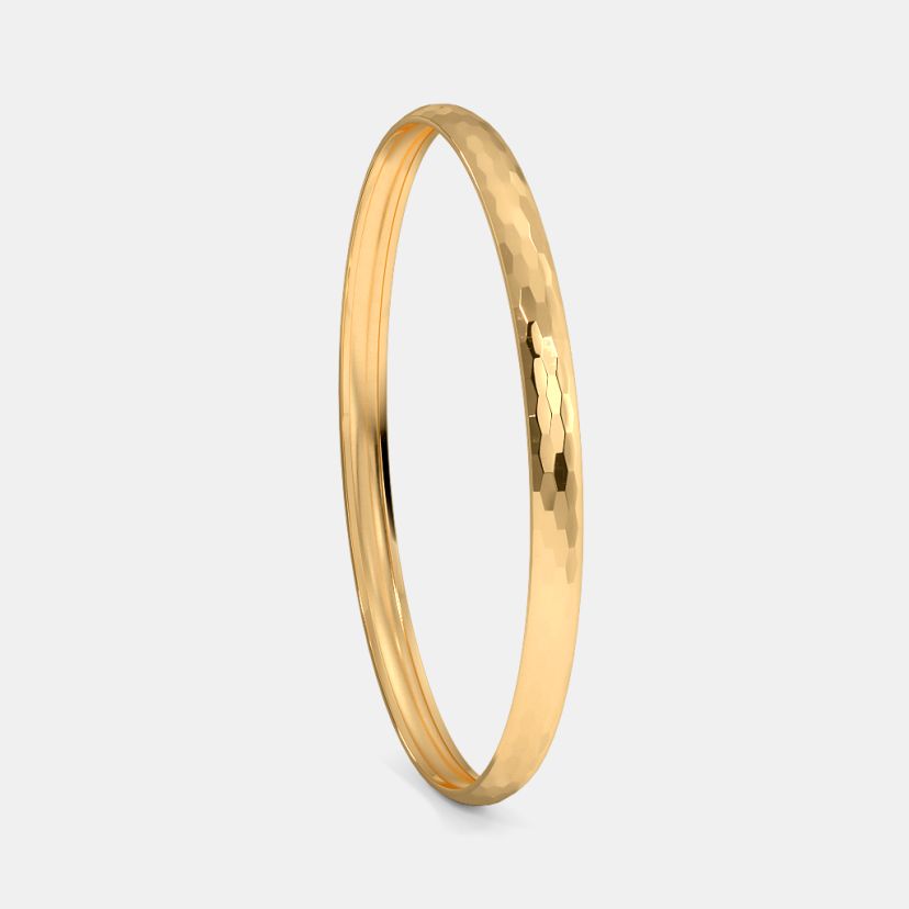 The Helie Textured Round Bangle - image 5