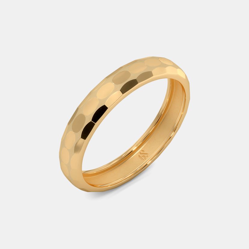 The Helie Textured Band Ring - image 1