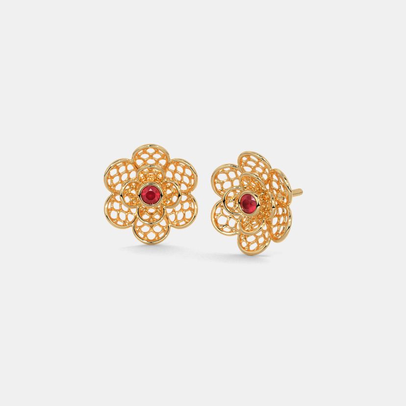 The Camilla Lattice Stud Earrings - image 1