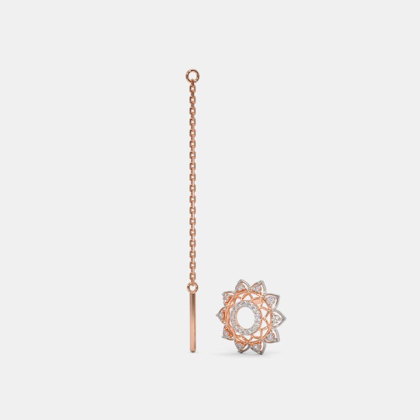 The Niddle Flower Sui Dhaga Earrings - image 9