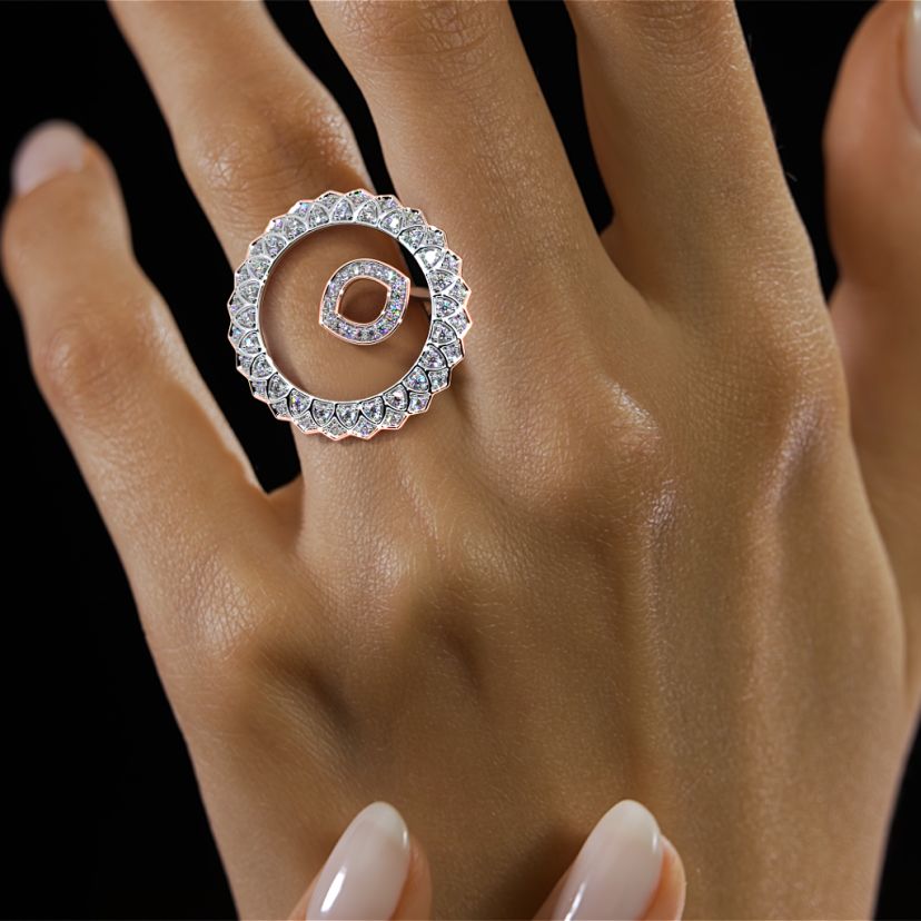 The Connecting Petal Ring - image 4