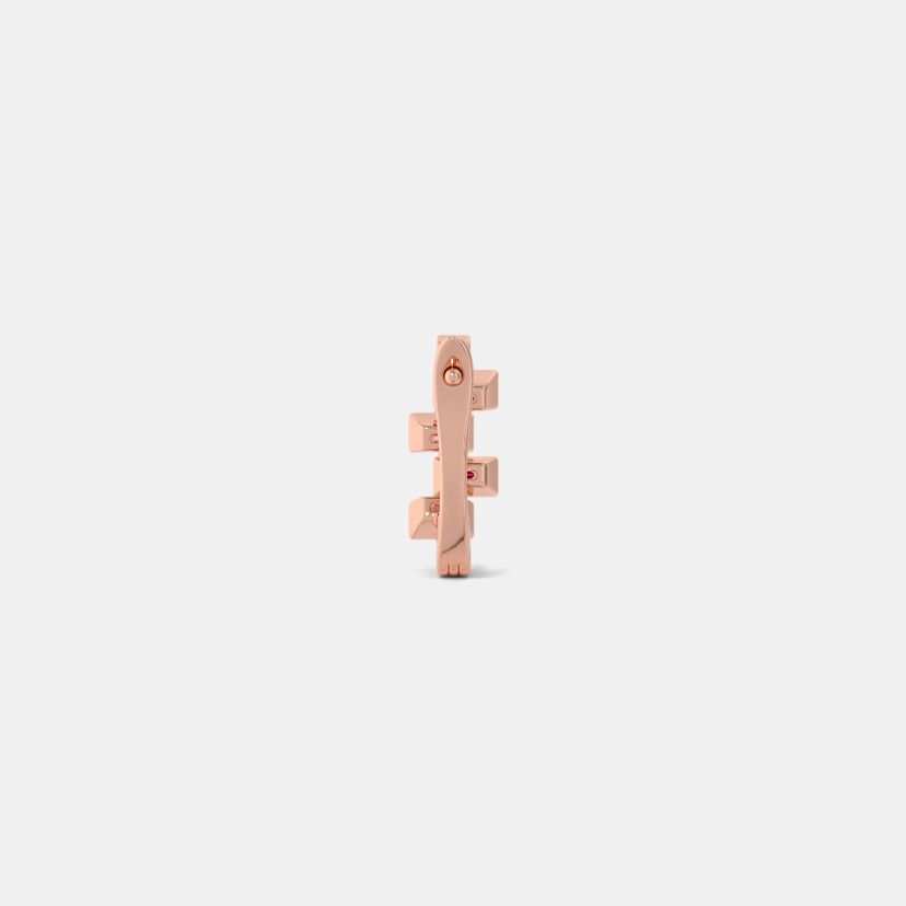 The Delice Rose Huggie Earrings - image 7