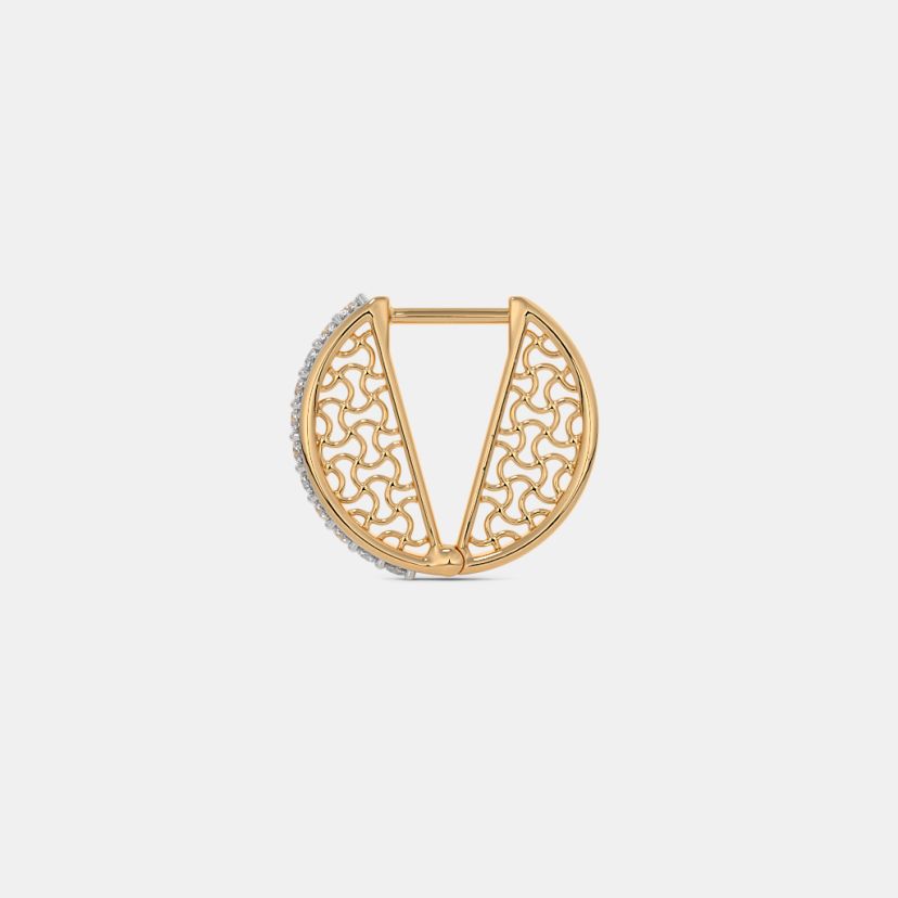 The Hidden Lace Huggie Earrings - image 8
