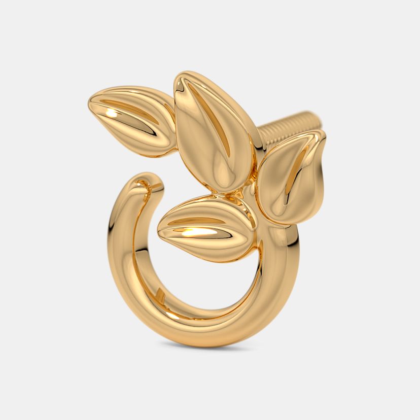 The Petalune Multi Pierced Stud Earrings - image 4