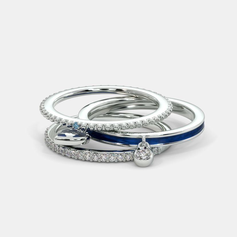 The Shelley Cloud Stackable Ring - image 9