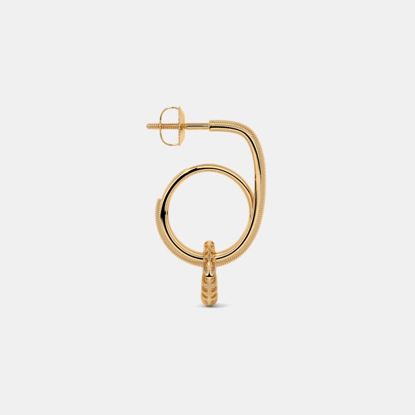 The Devanya Dangle Hoop Earrings - image 7