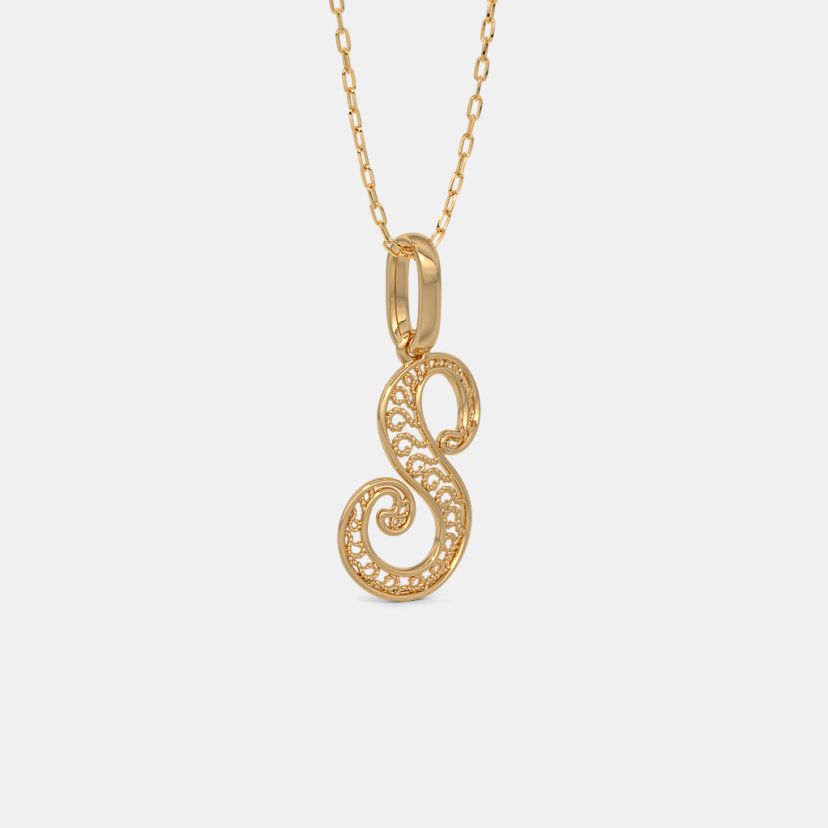 The Syloura S Initial Pendant - image 6