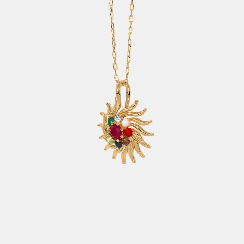 The Flamara Navaratna Pendant - image 4