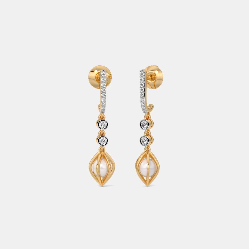 The Nacrisse Dangle Hoop Earrings - image 1