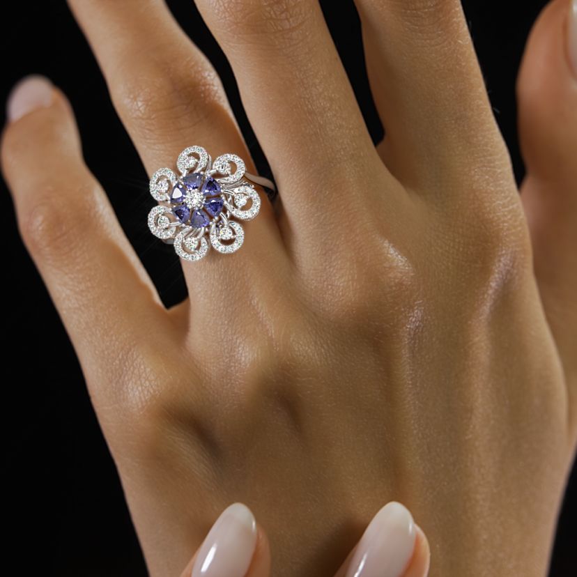 The Serazia Cocktail Ring - image 4