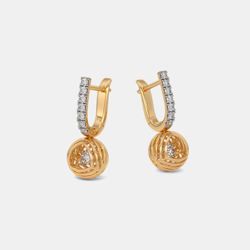 The Rhyza Dangle Hoop Earrings - image 5