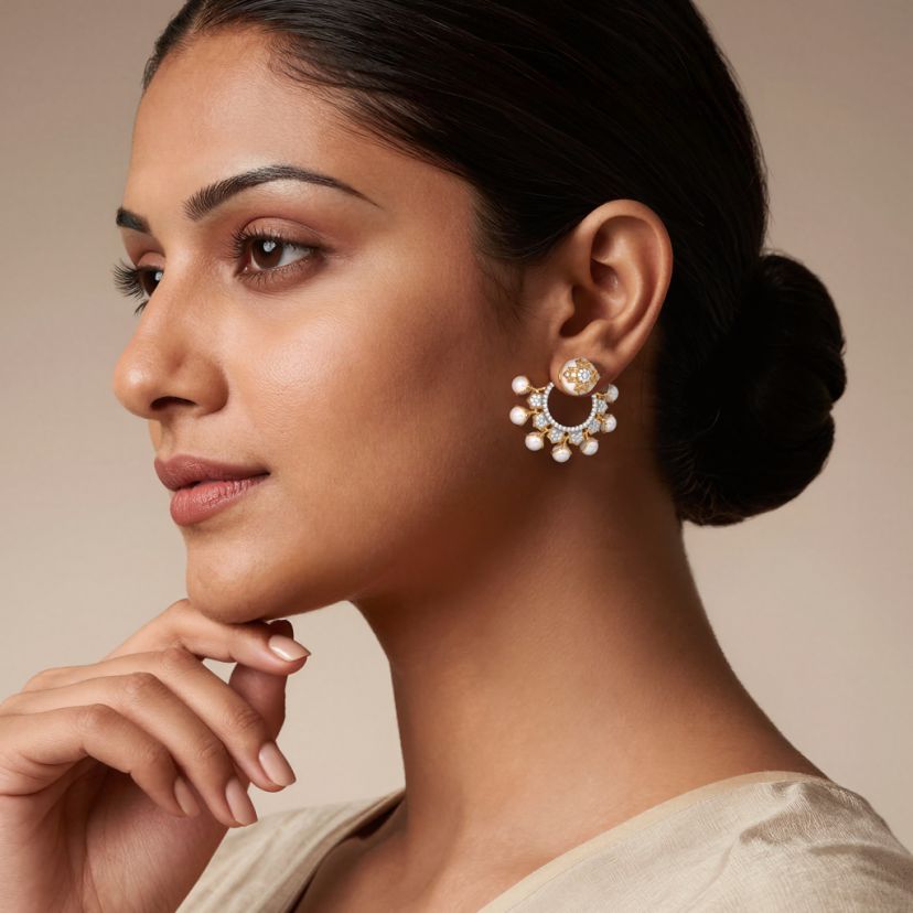 The Leanah Chandbali Earrings - image 3