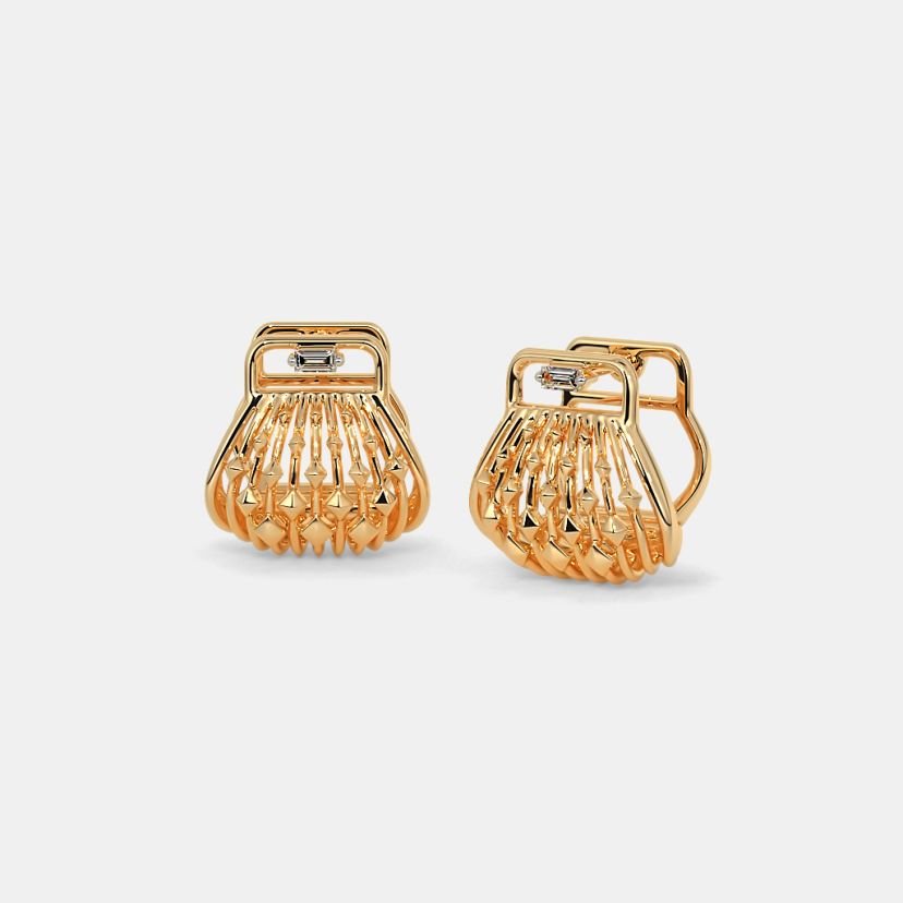 The Faliha Purse Hoop Earrings - image 1