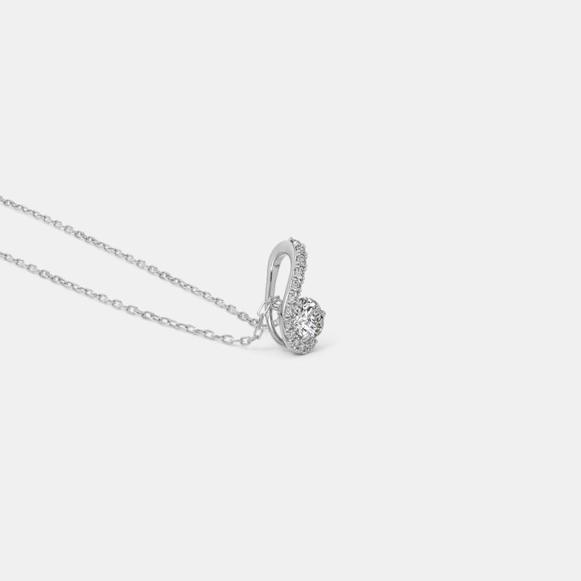 The Orienna Solitaire Pendant - image 7