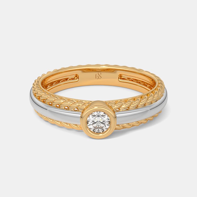 The Benton Solitaire Ring For Him - image 5