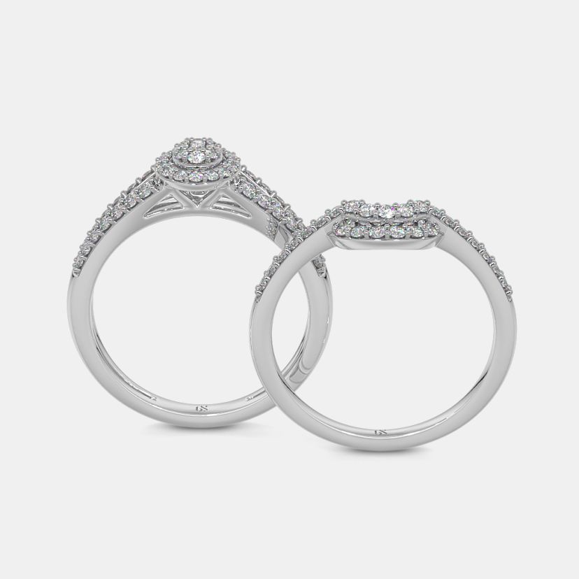 The Ethereal Tide Bridal Ring Set - image 9