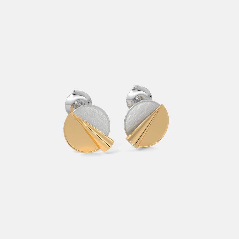 The Twain Fold Stud Earrings - image 6
