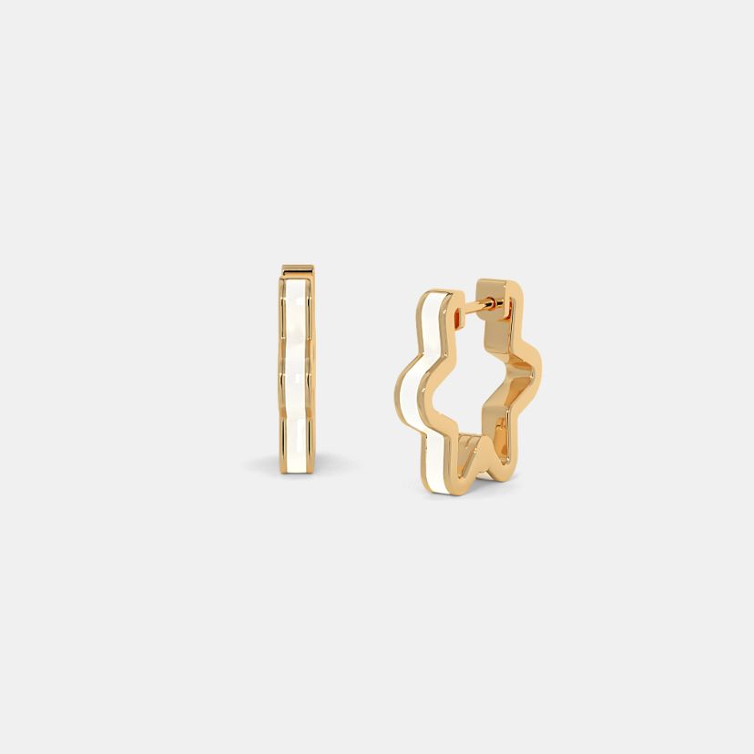The Nefertari Huggie Earrings - image 1