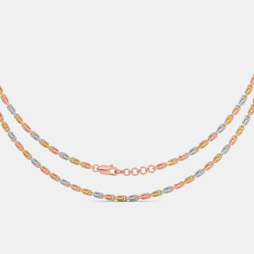 Buy Rose Gold Chains Rs 50000 And Above Designs Online BlueStone