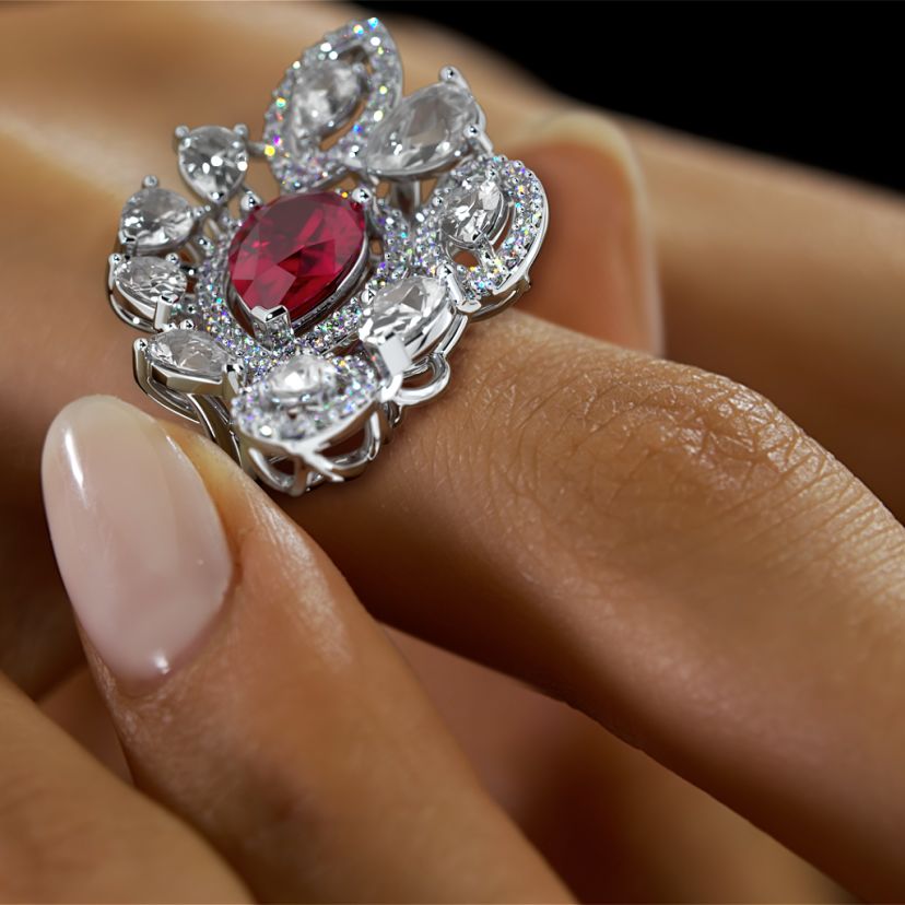 The Zalak Cocktail Ring - image 4