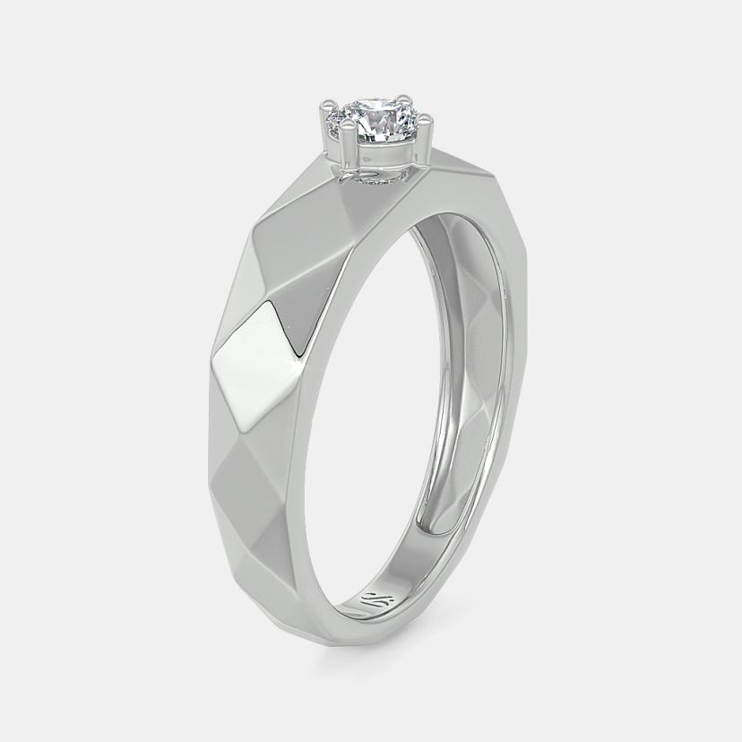 The Rory Solitaire Ring For Him - image 7