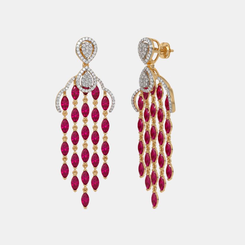 The Pixelle Chandelier Earrings - image 1