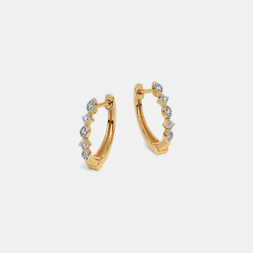 The Sweya Huggie Earrings - image 6