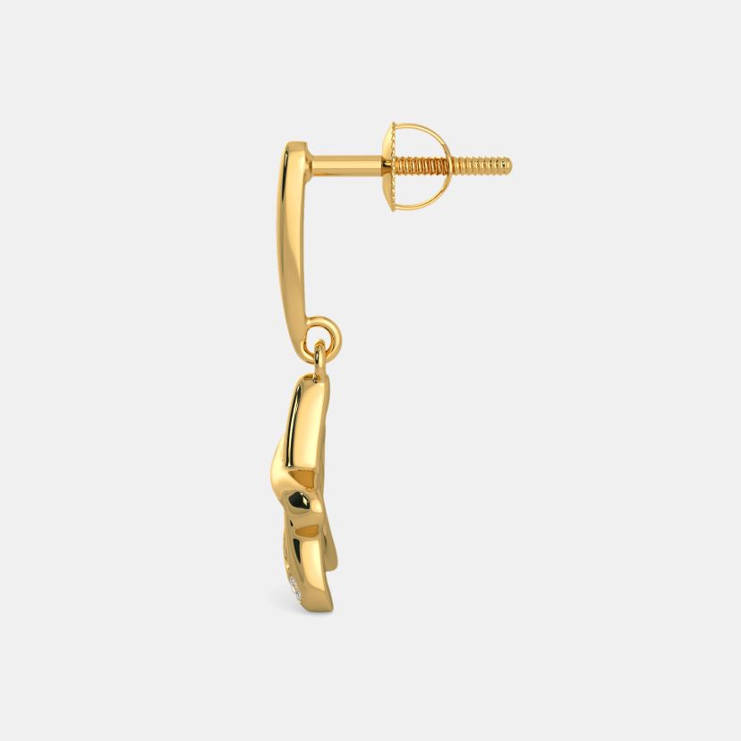 The 5 Point Star Drop Earrings - image 4