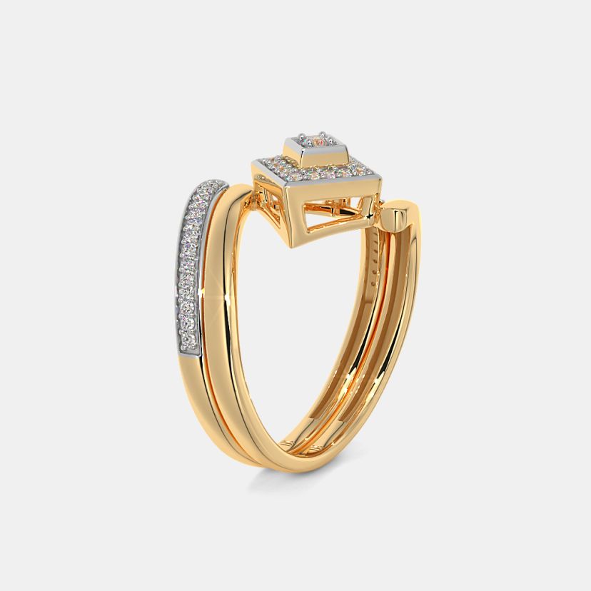 The Meliora Bridal Ring Set - image 10