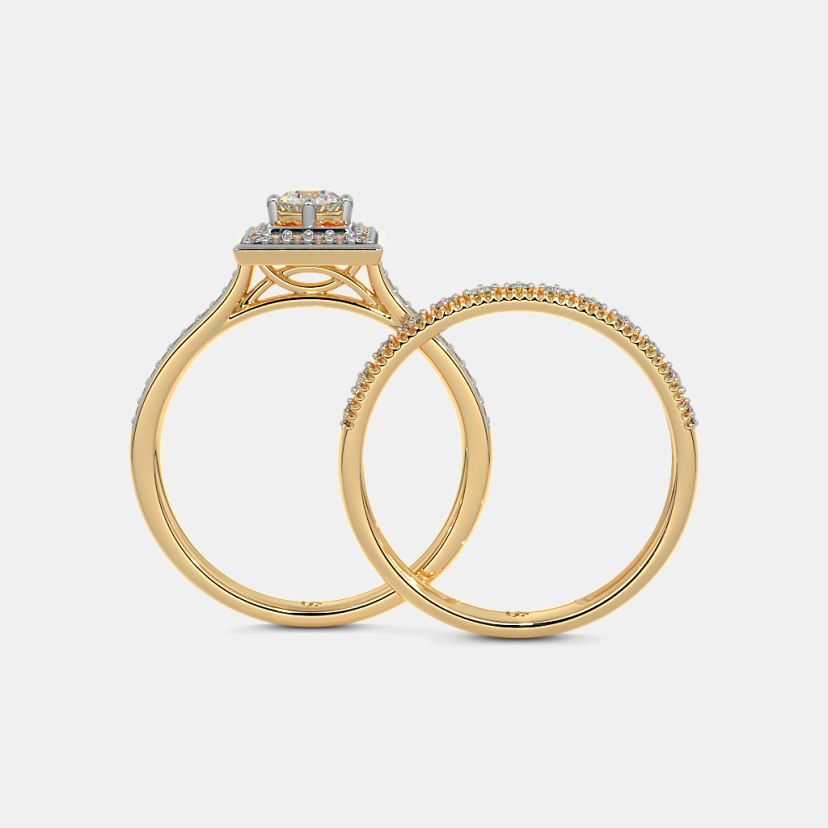 The Nomi Bridal Ring Set - image 9