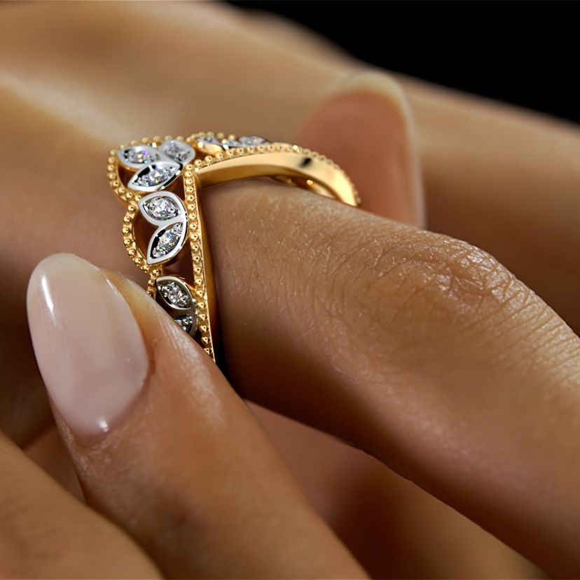 The Brinisa Chevron Ring - image 6