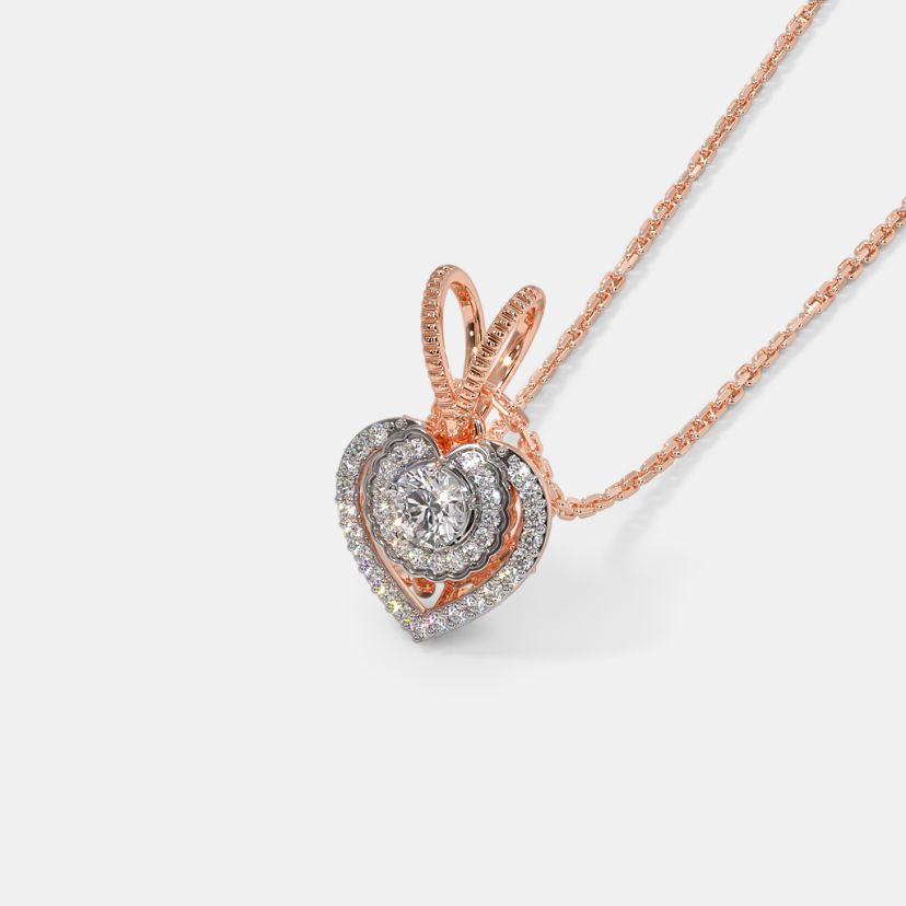 The Benedicta Solitaire Pendant - image 1