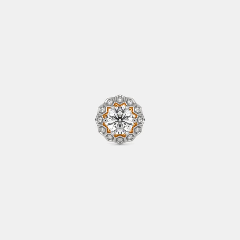The Diamelisse Solitaire Stud Earrings - image 7