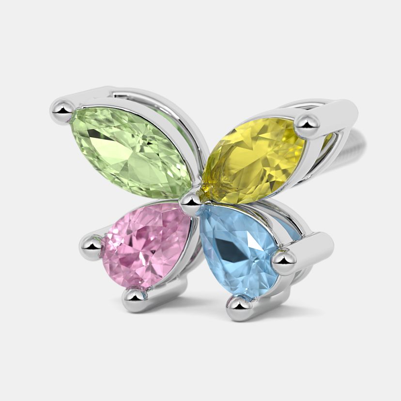 The Mariposa Multi Pierced Stud Earrings - image 4