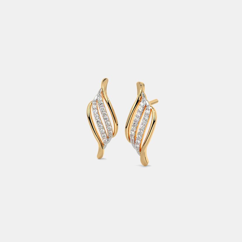 Office wear gold earrings store